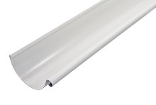 Takrenne 125 x 2500 mm hvit